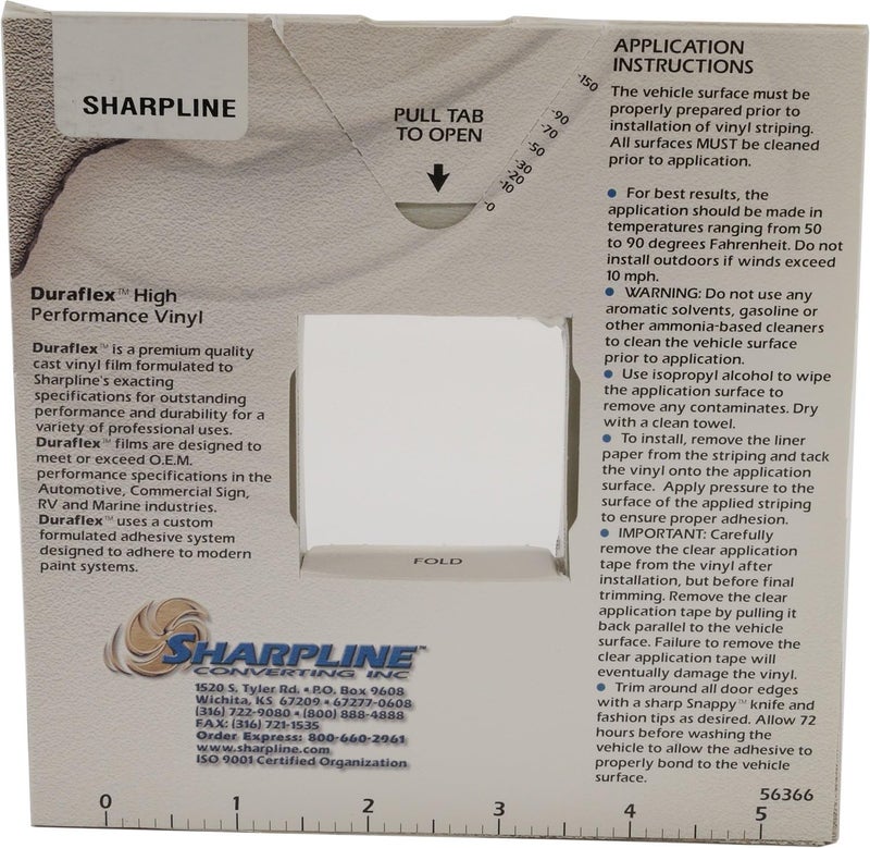 Sharpline Converting Sharpline 206 Barbed Wire Accent Stripe - 1/2" X 150' - 044 - Gold Metallic on Clear - Image 4